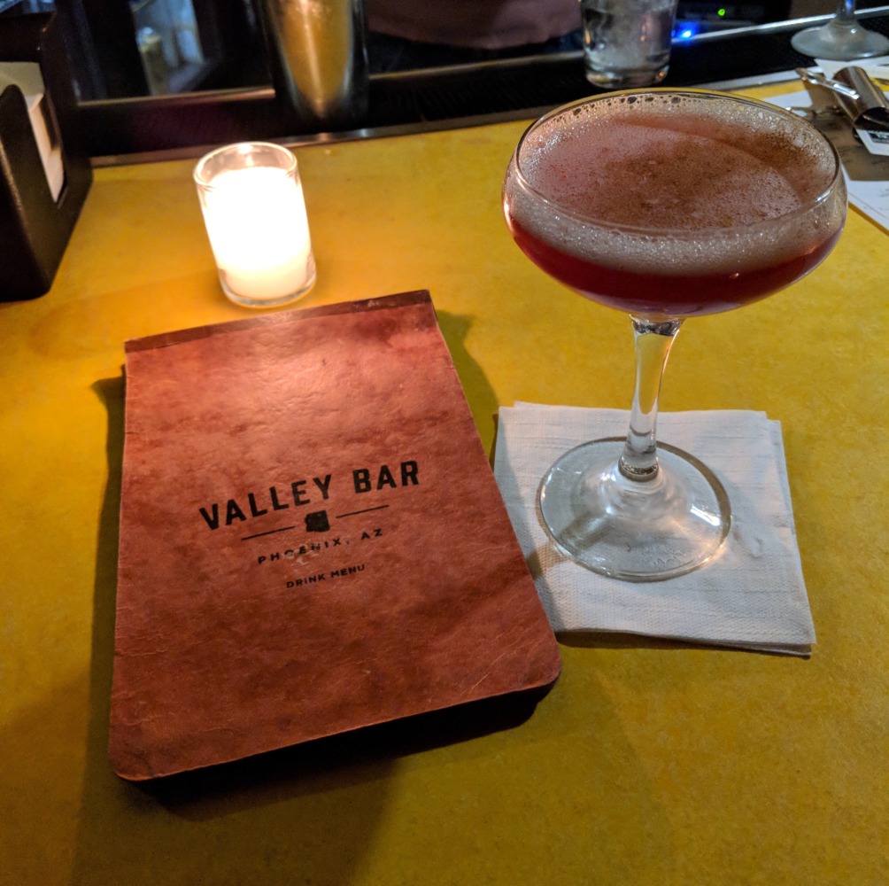 Arizona Weekend Getaway valley bar cocktail