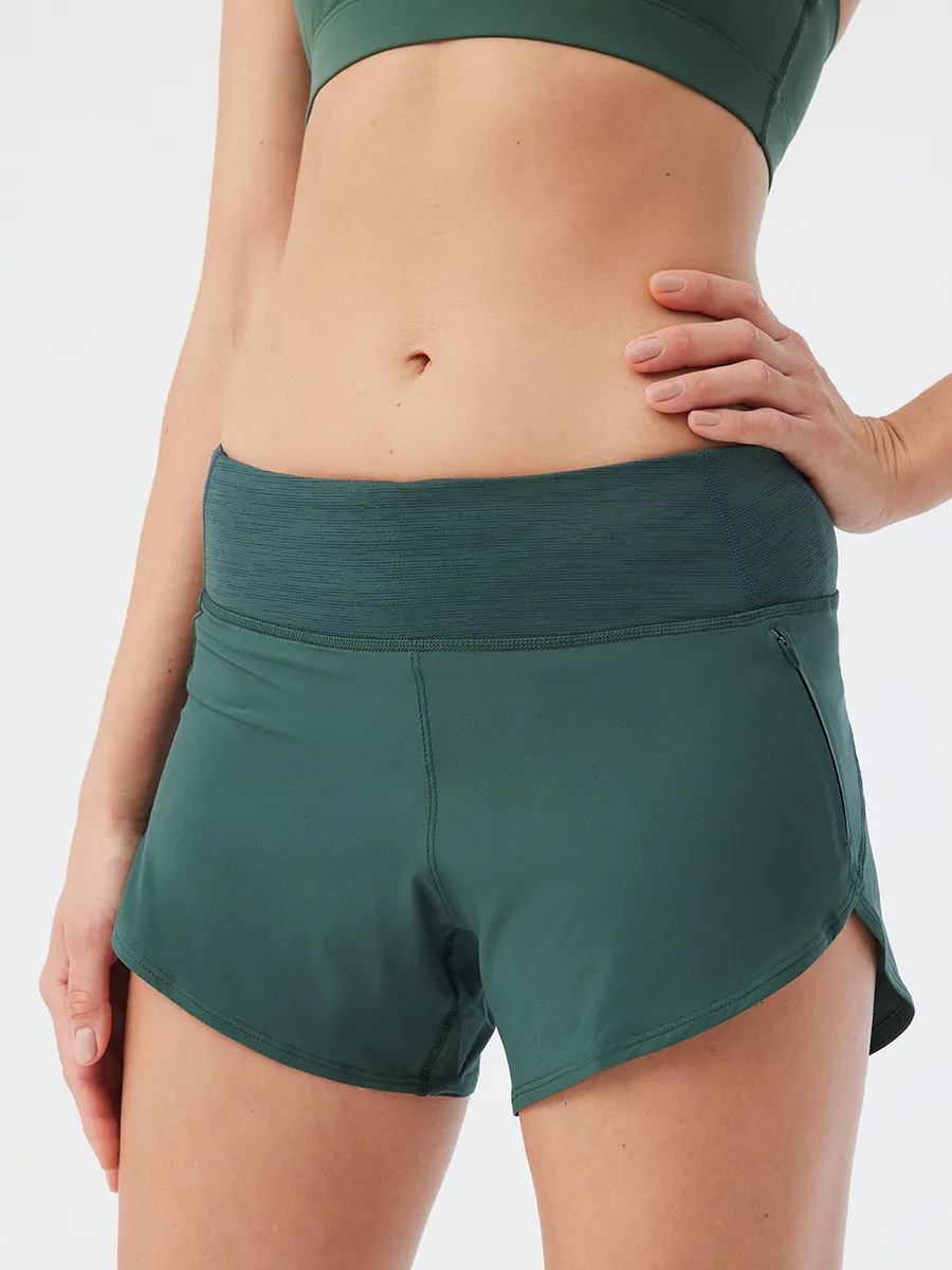 Outdoor Voices Hudson Shorts Green 4 inch