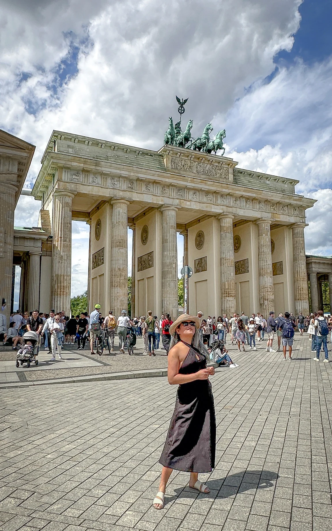 Brandenberg Gate Berlin Germany Pact Dress Wallaroo Hat