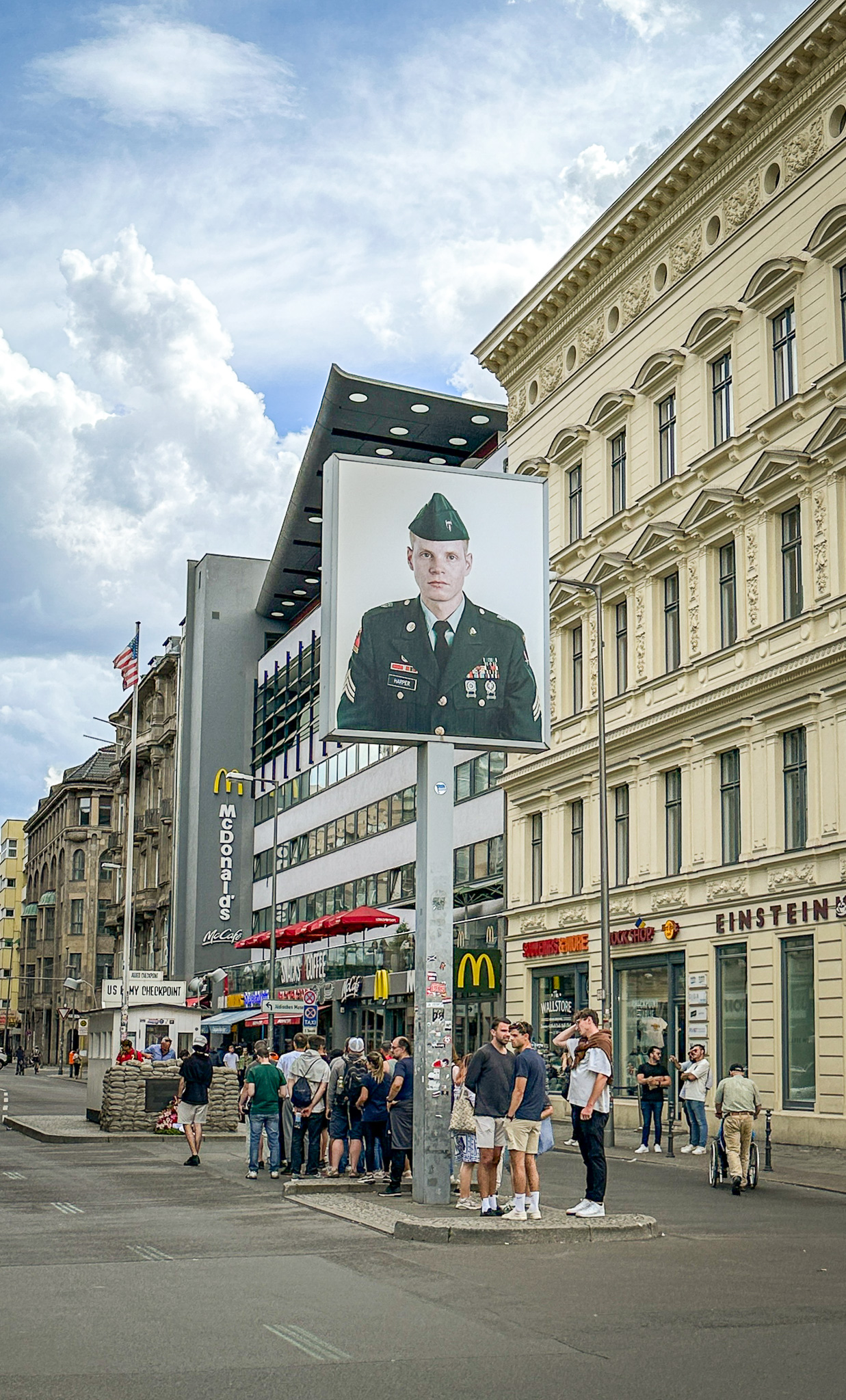 Checkpoint Charlie in Berlin Germany