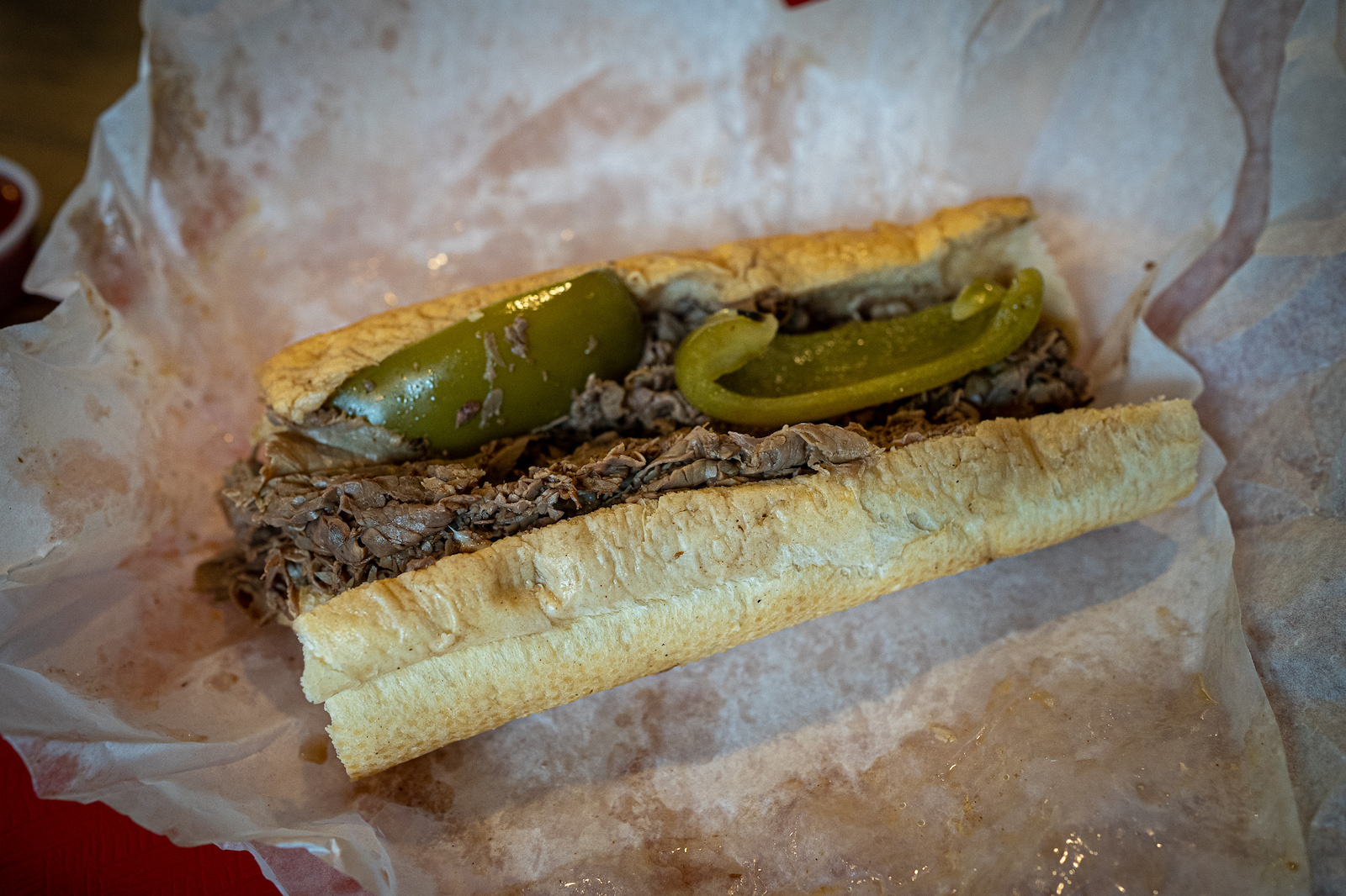 Als Italian Beef Sandwich Chicago Illinois