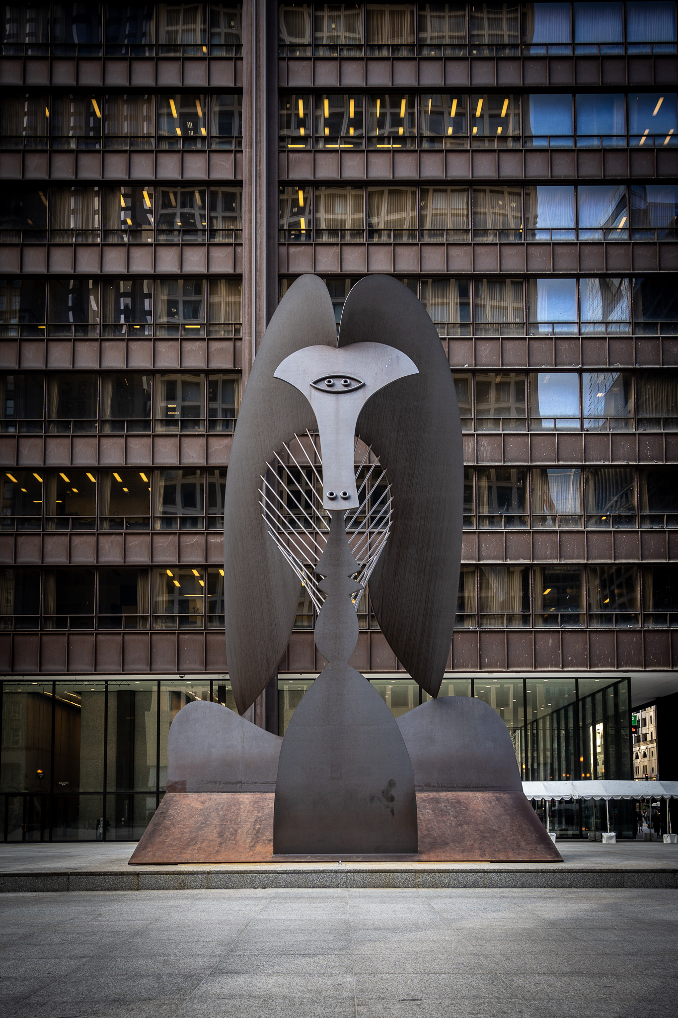 Unknown Statue by Picasso in Chicago Illinois
