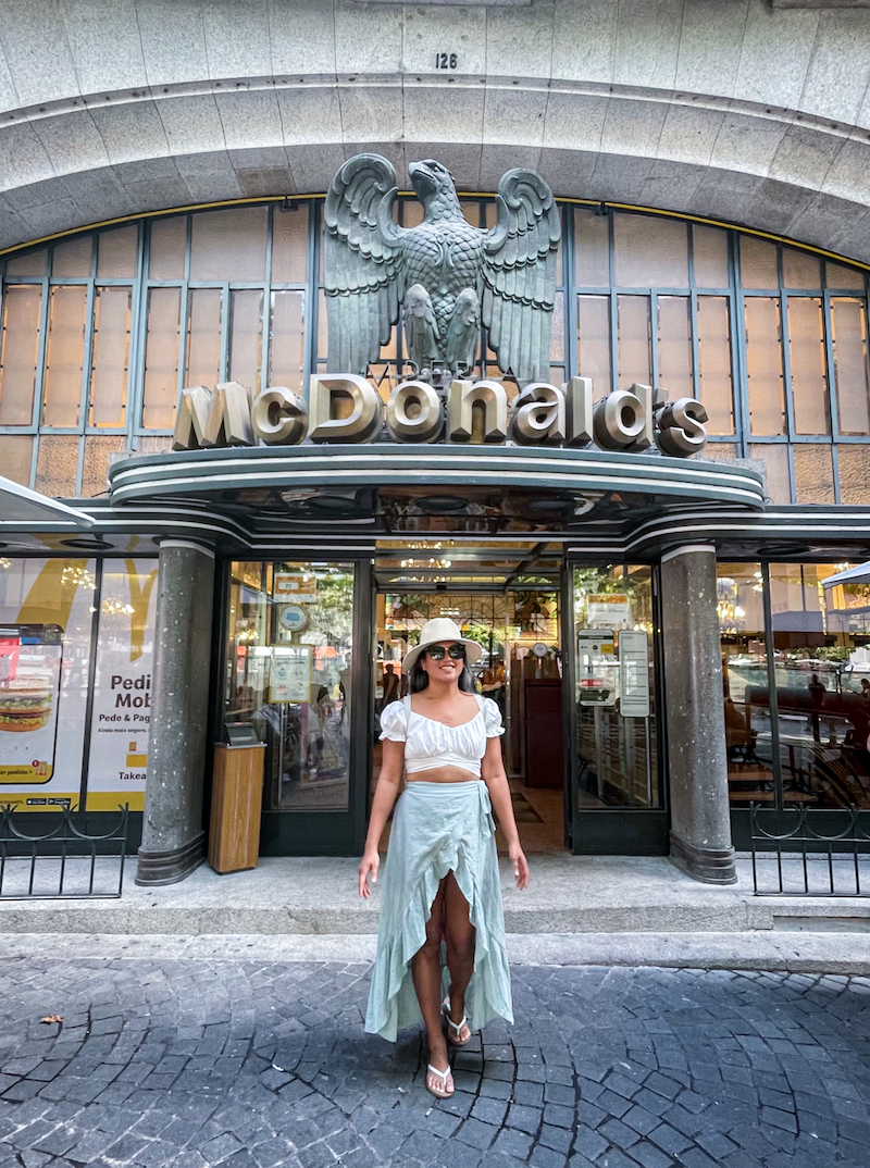 McDonalds on Aliados Avenue Porto Portugal