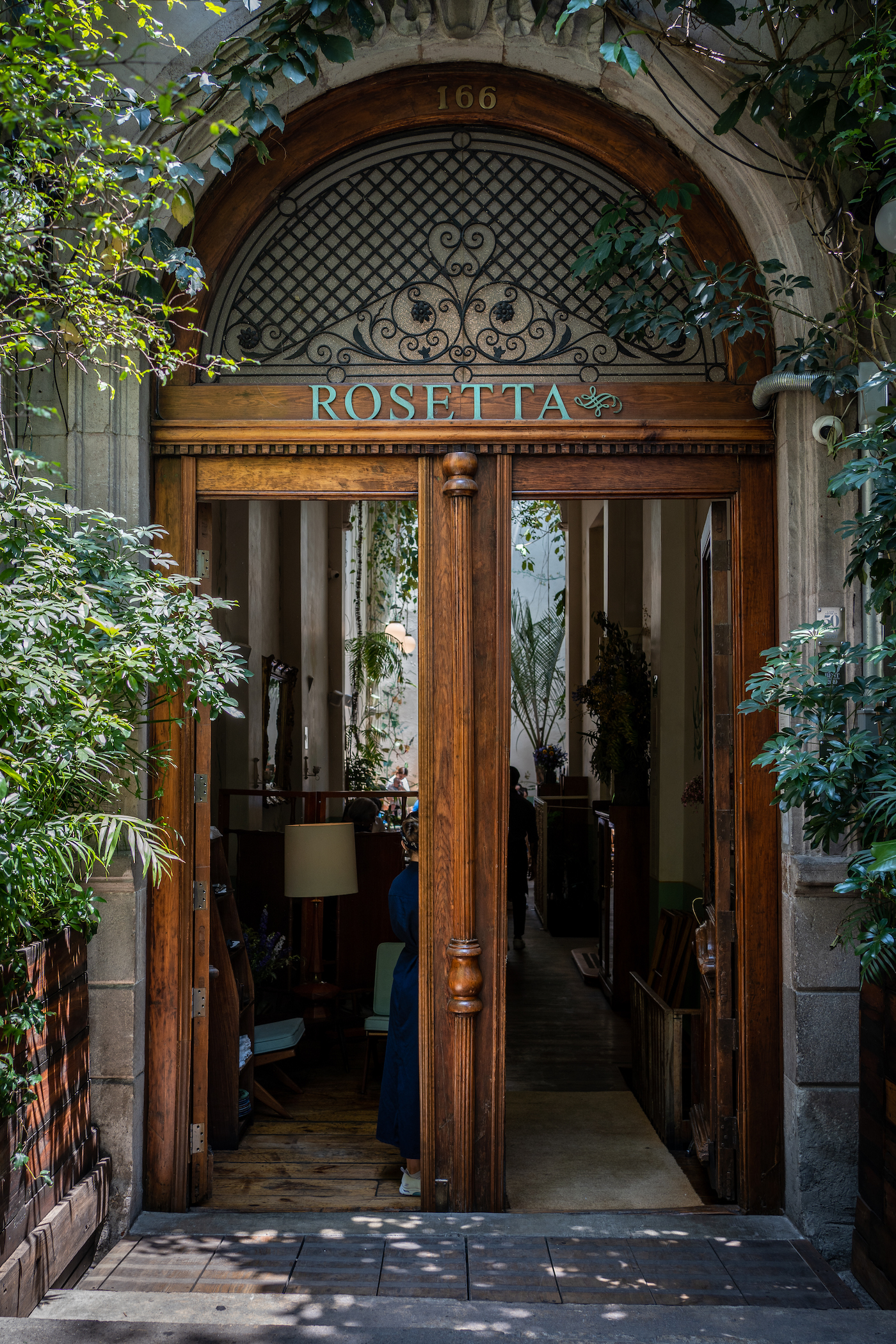 Restaurante Rosetta fresh Pasta Mexico City doorway