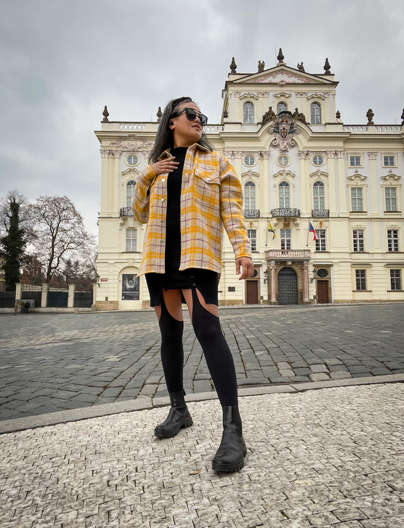 J.ING review sweater dress Isabel Marant Faxonli Shacket ATP Atelier Catania Boots
