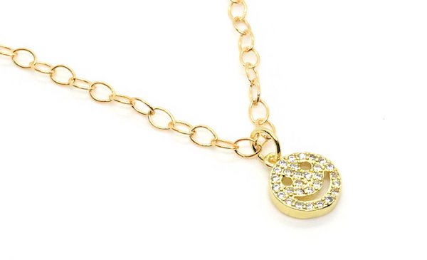 Jessica Santander Maria Smile Necklace Gold