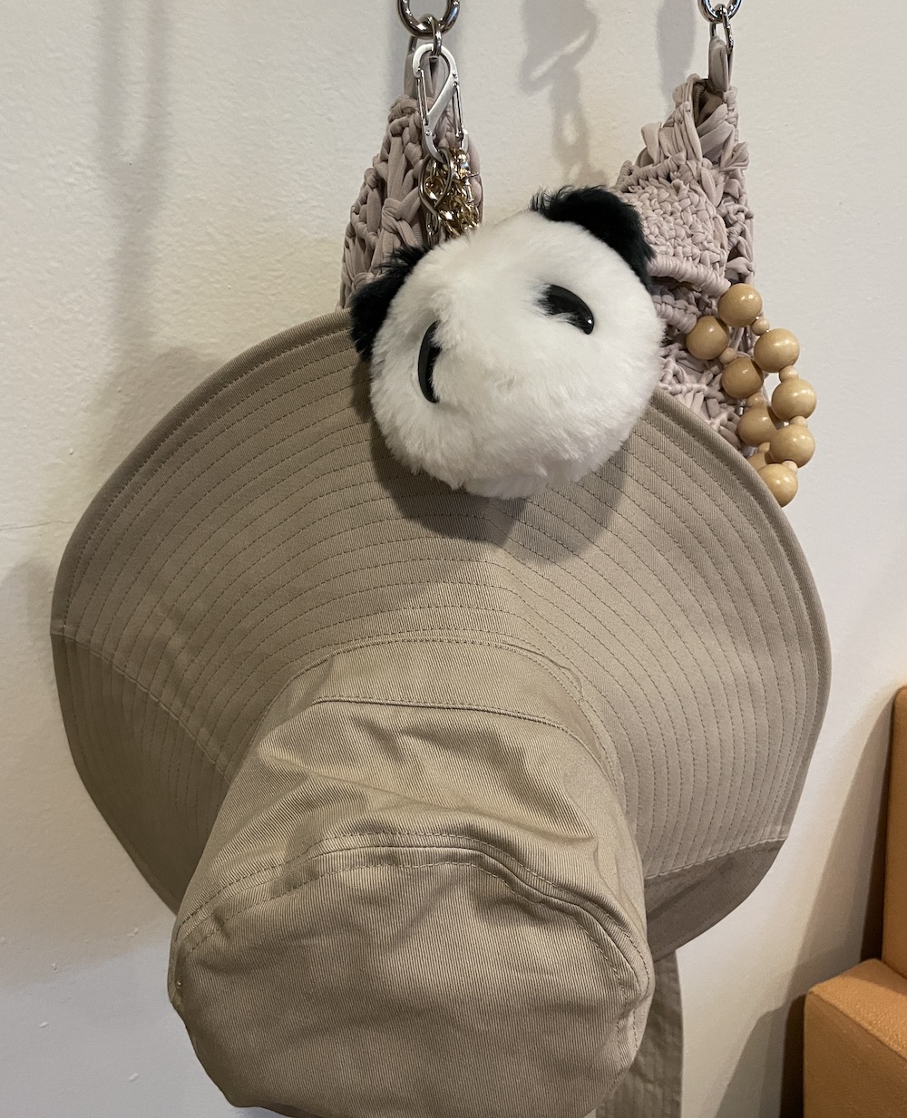 DIY Hat Clip with Panda Charm San Diego Hat Company Twill Garden Hat