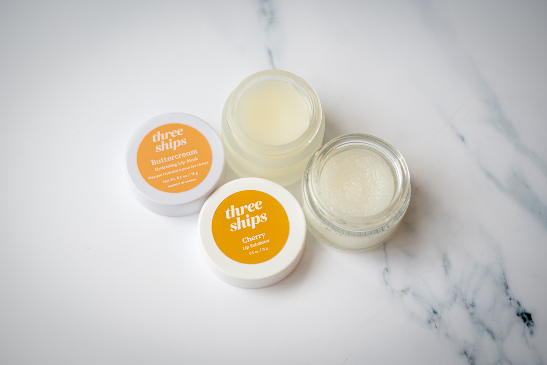 Three Ships Beauty Review lip balm and exfoliant