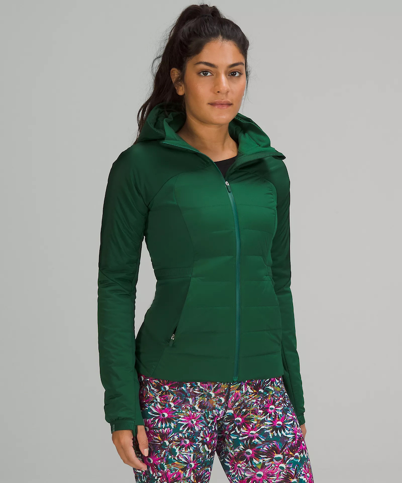 lululemon Down for It All Jacket Everglade Green
