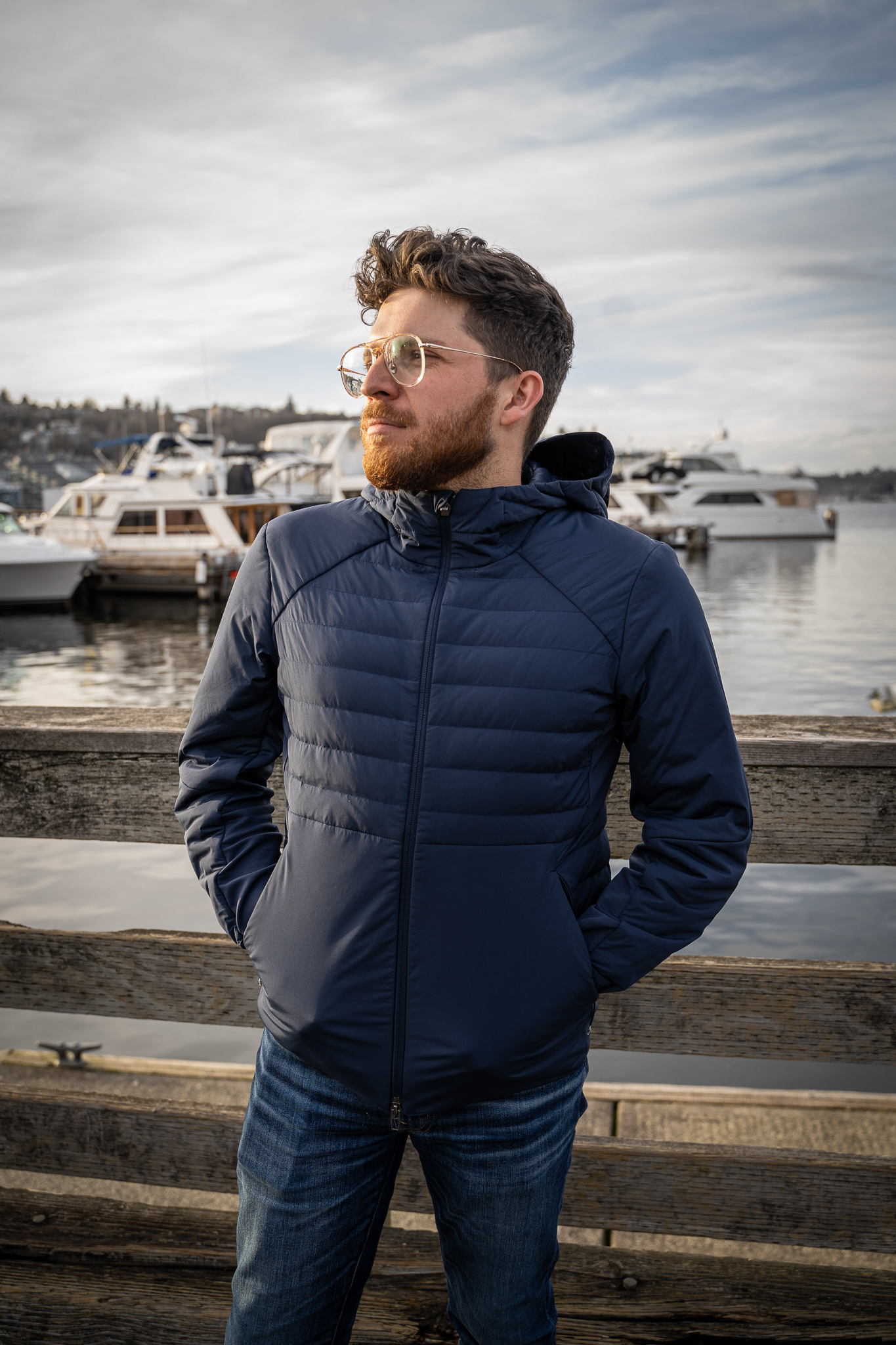 lululemon Down for it All Jacket in Navy