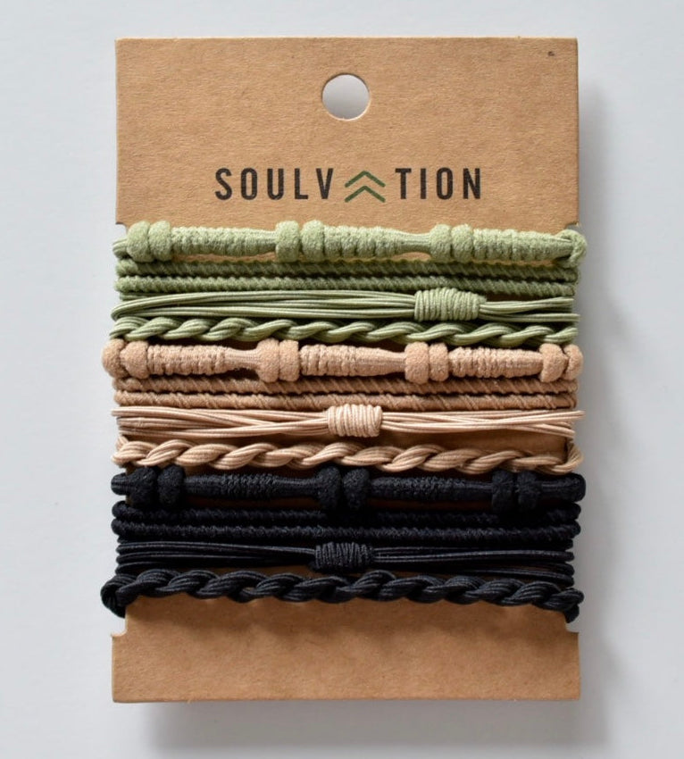 soulvation hair tie bracelets