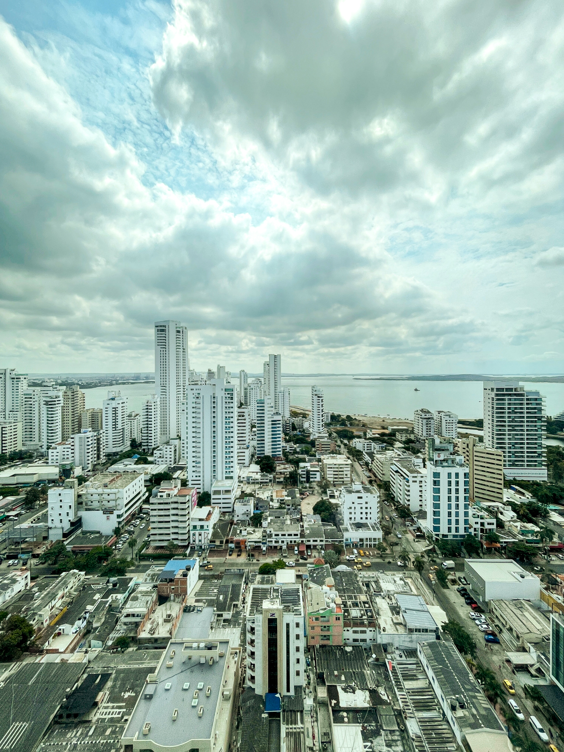 city view from intercontinental cartagena hotel