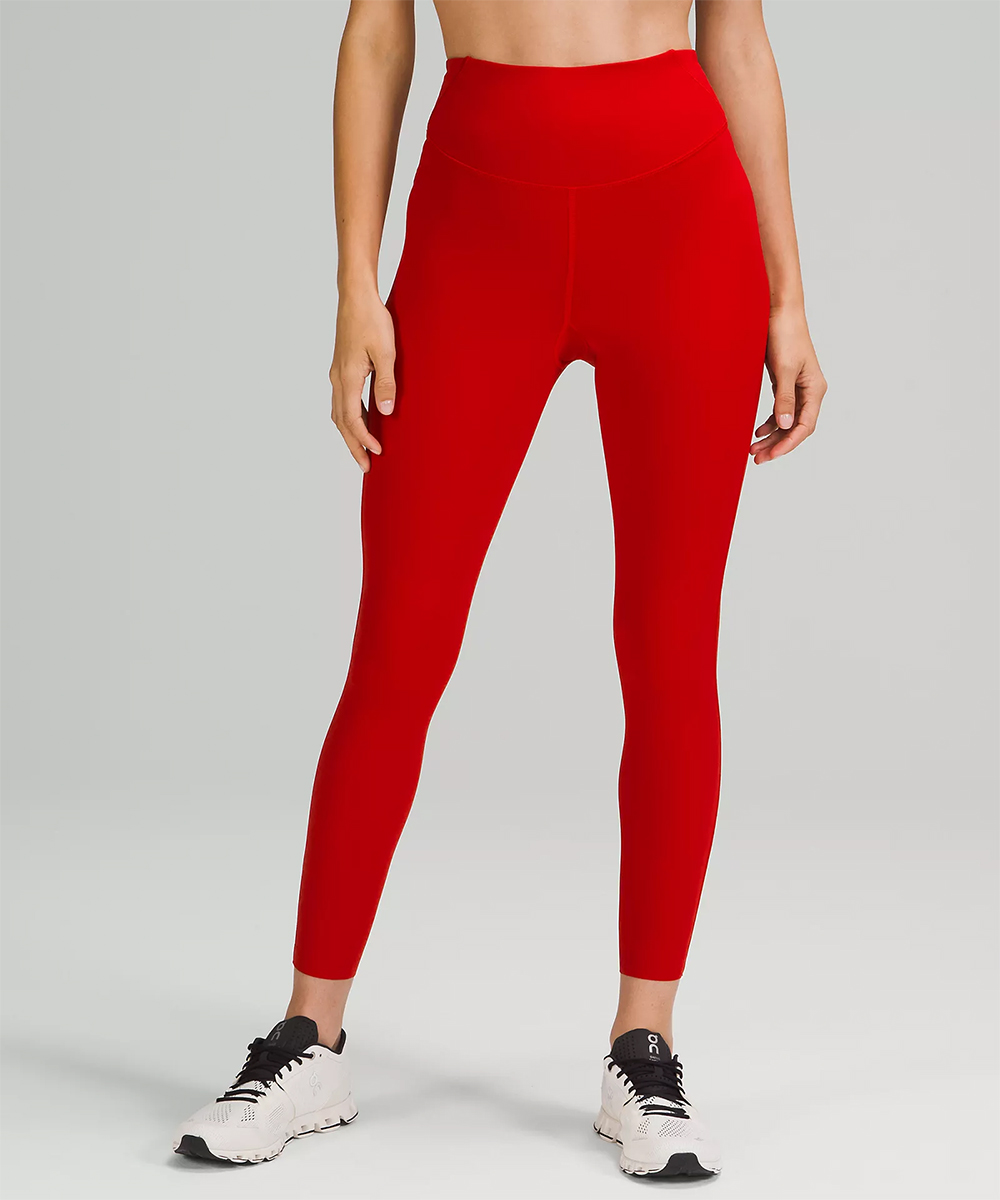 lululemon Base Pace Tight Dark Red