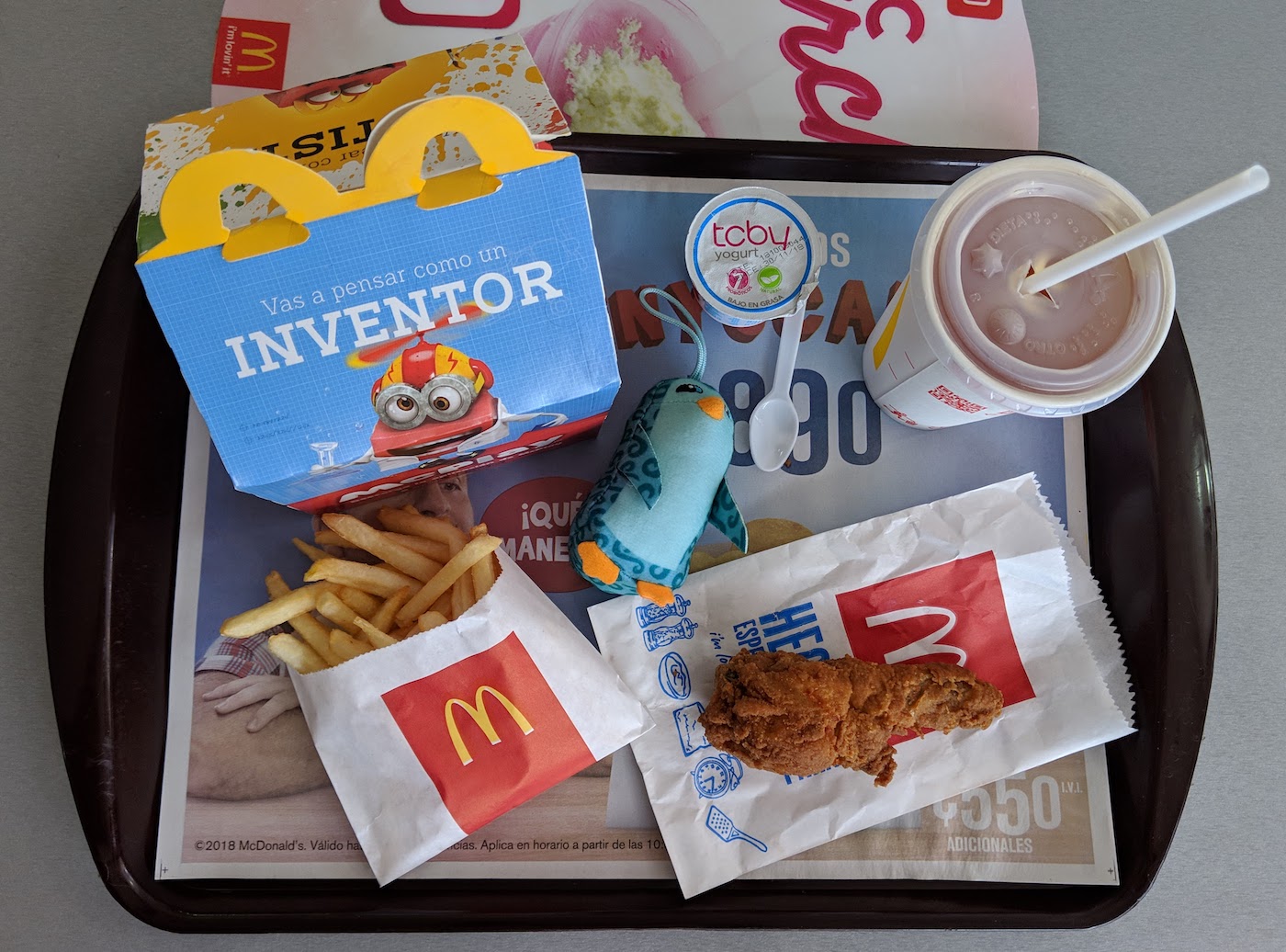 Happy Meal from San Jose Costa Rica 2018