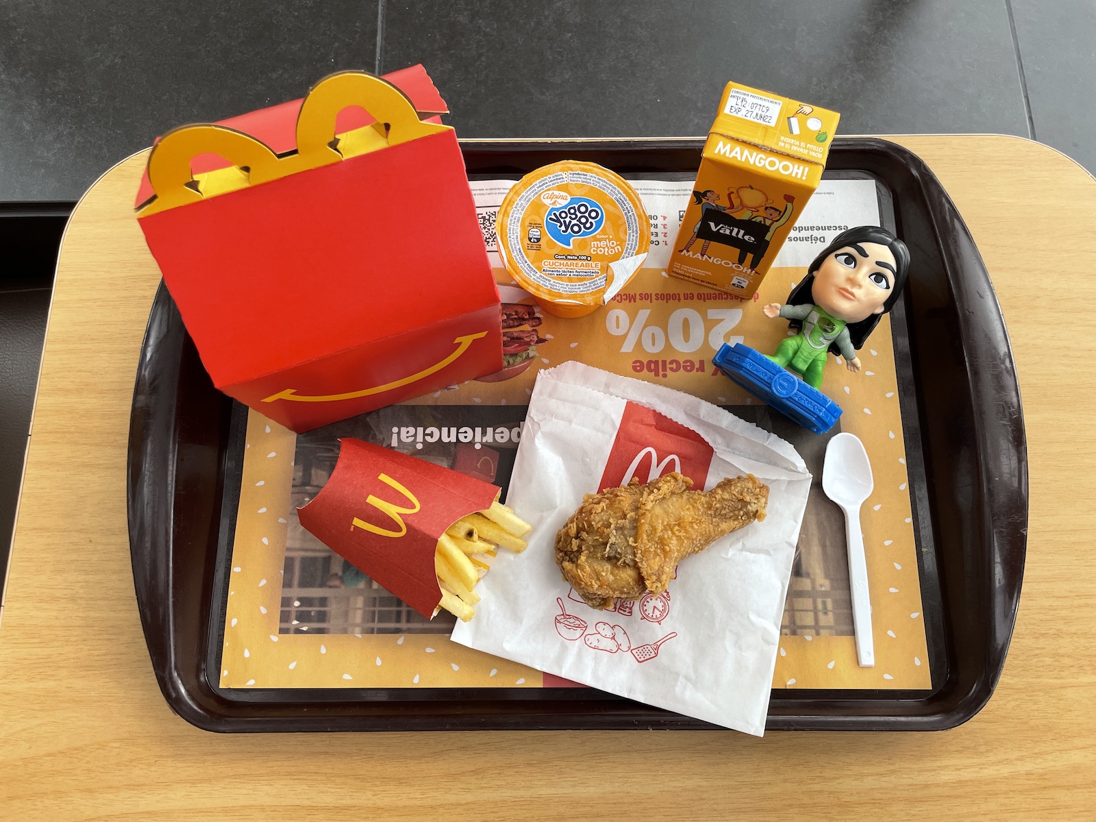 McDonald's Happy Meal from Bogota Colombia
