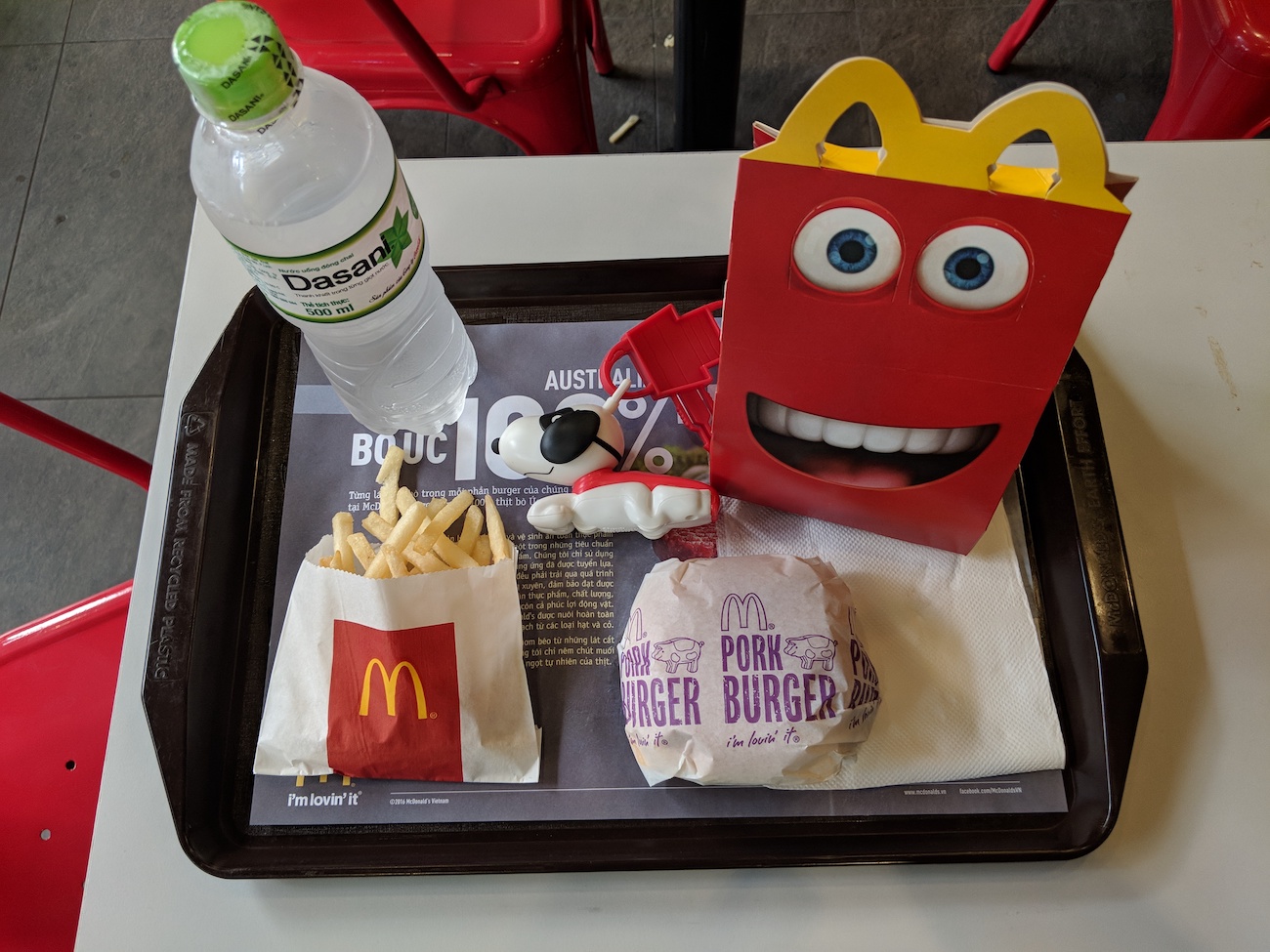 McDonald's Happy Meal from Saigon HCMC Vietnam 2018