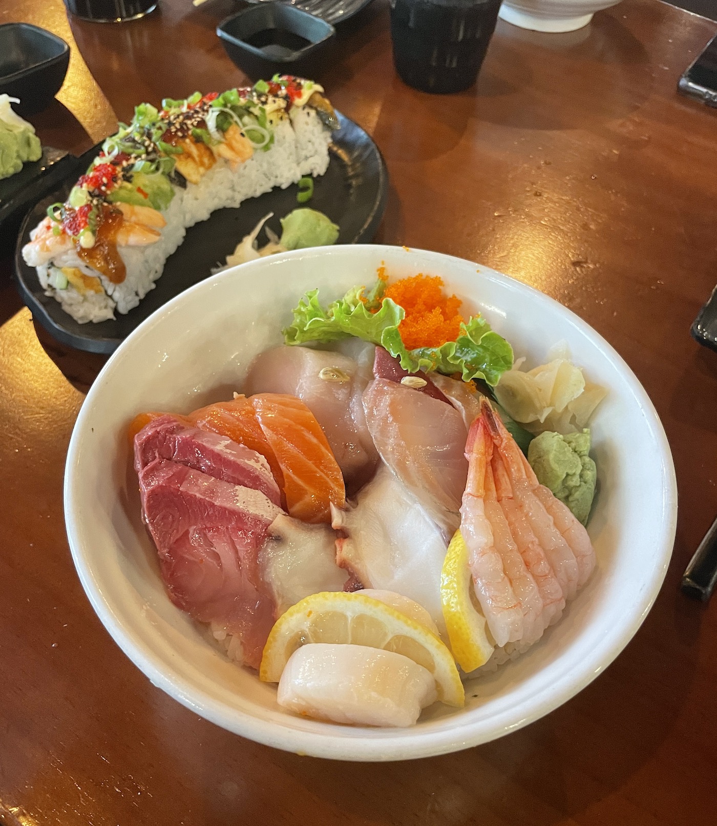 Deluxe Chirashi from Sushi California in Vancouver Canada