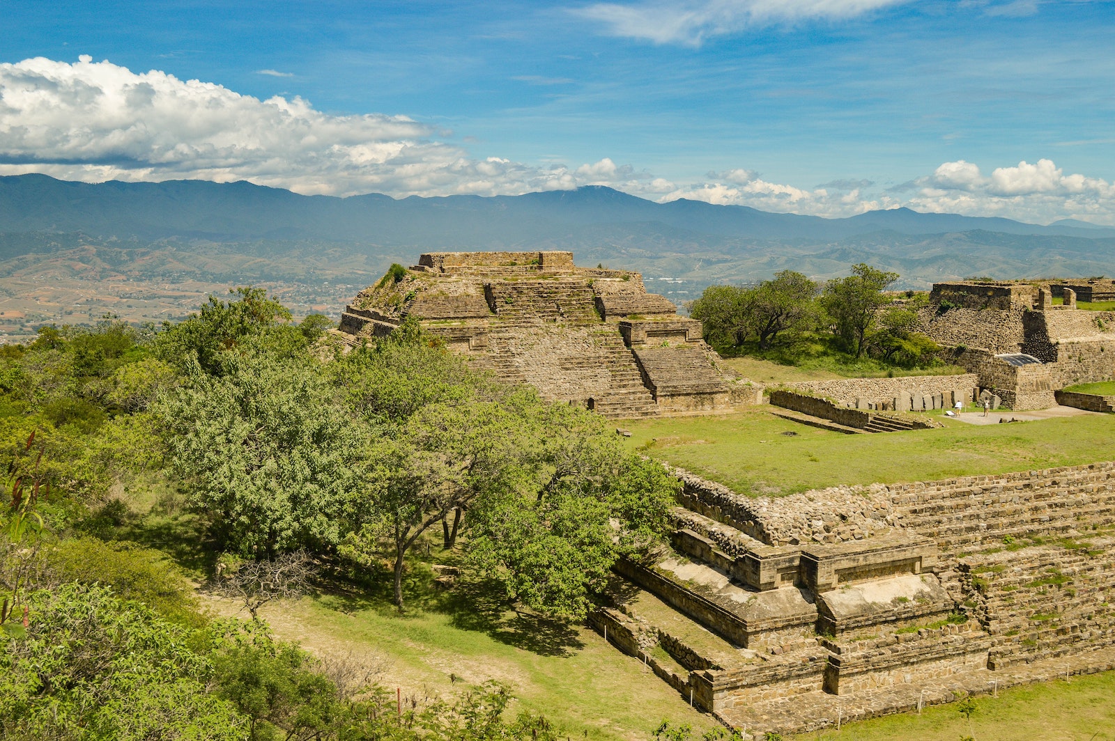 Monte Alban Archeological Site Oaxaca Mexico