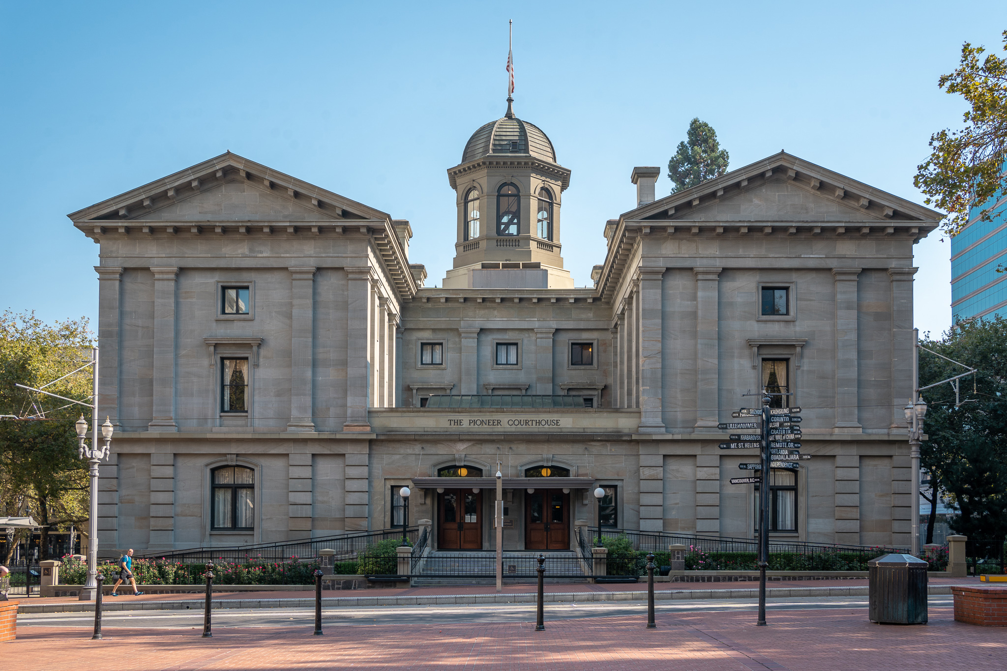 The Pioneer Courthouse Portland Oregon