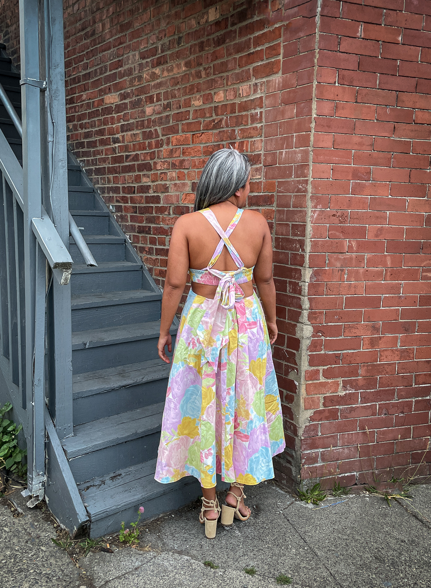 Mestiza New York Review Giselle Midi Dress back