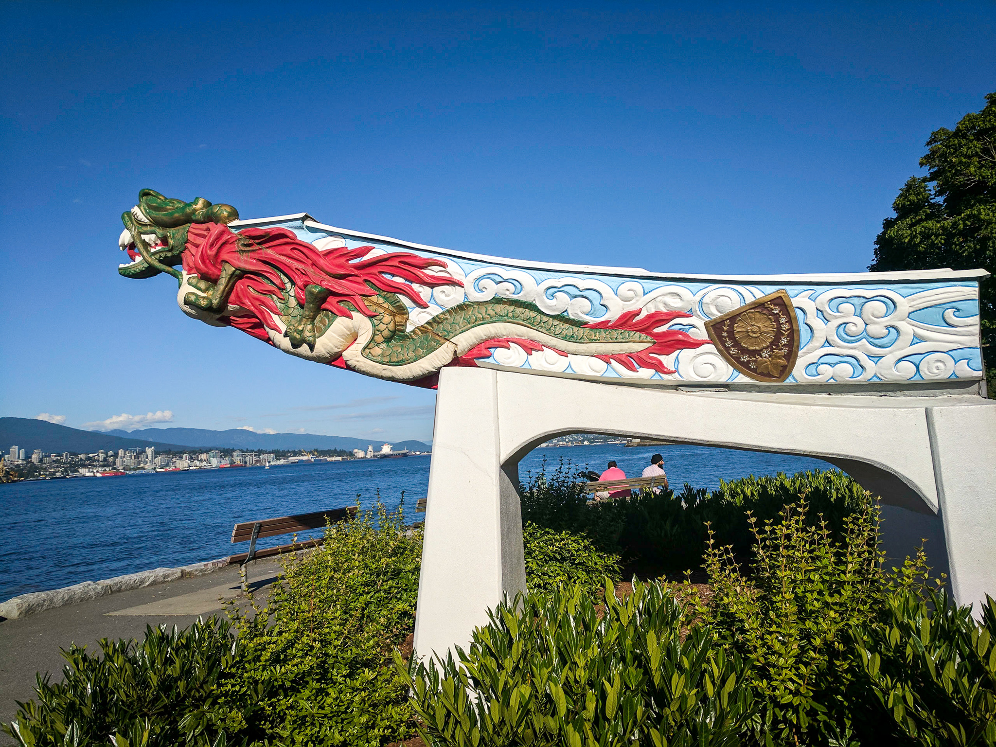 S.S. Empress of Japan Figurehead Replica at Stanley Park Vancouver BC Canada