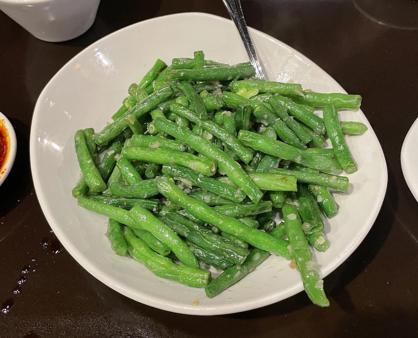 Din Tai Fung Fried Green Beans and Garlic