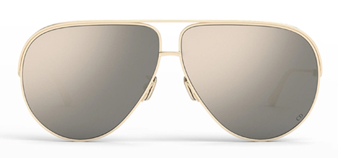 Dior Mirrored Metal Aviator Sunglasses