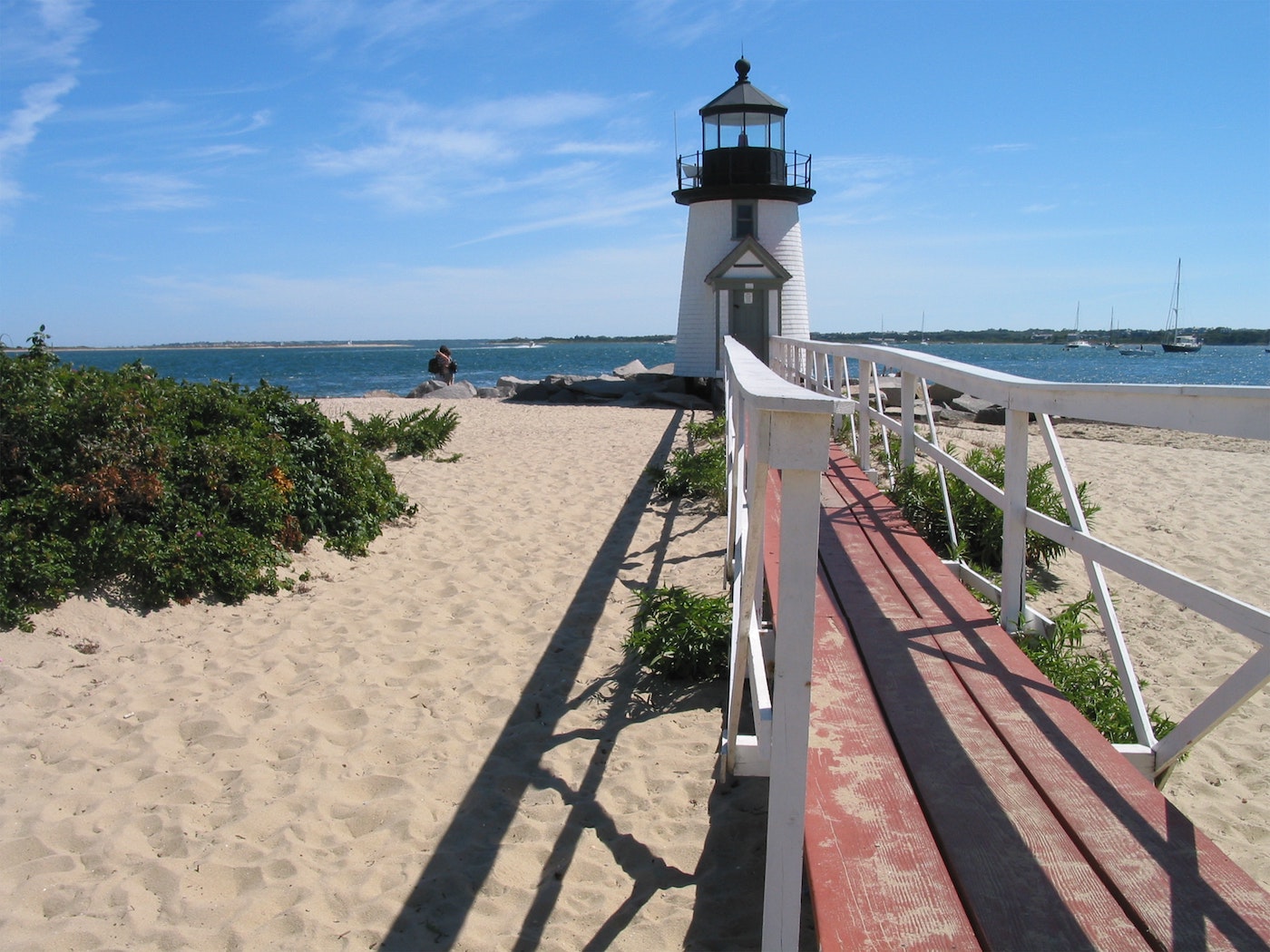 Nantucket Lighthouse on the Beach