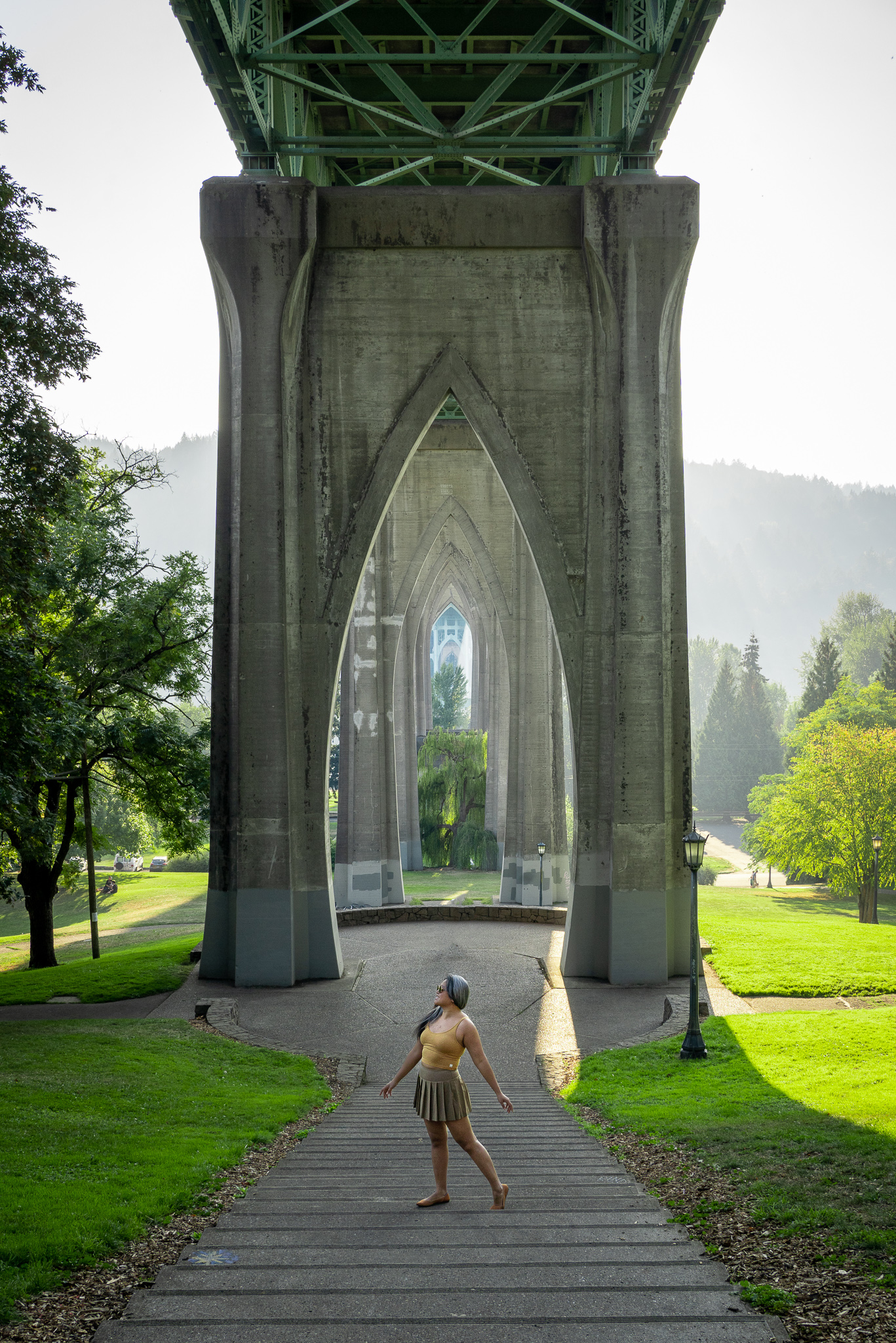 Cathedral Park St Johns Bridge Portland Oregon PDX