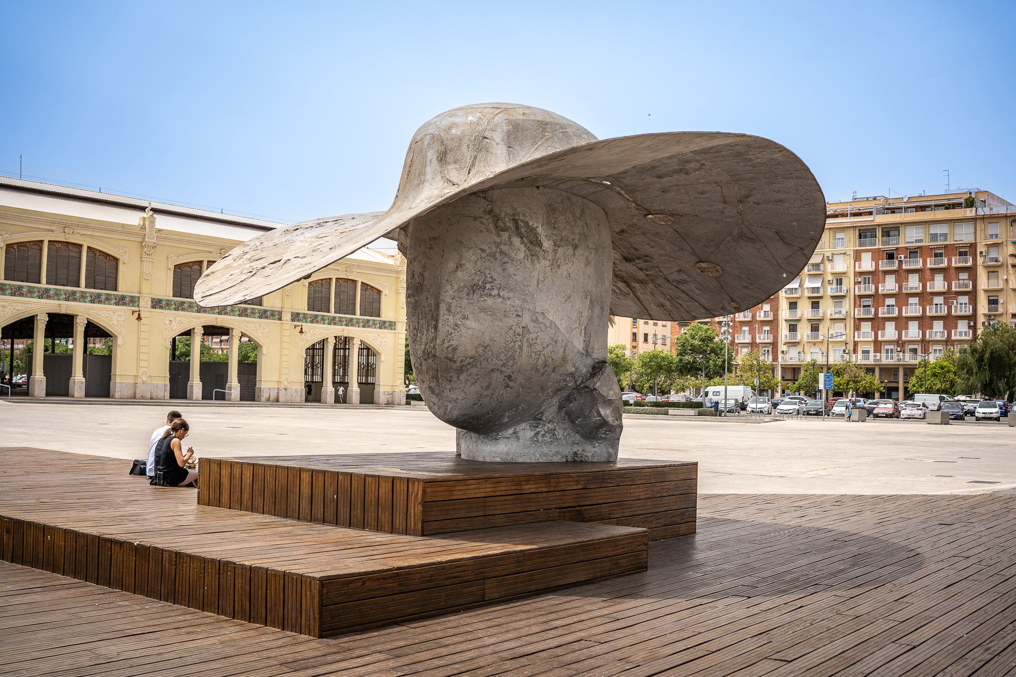 The Pamela Hat sculpture by Manolo Valdes Valencia Spain