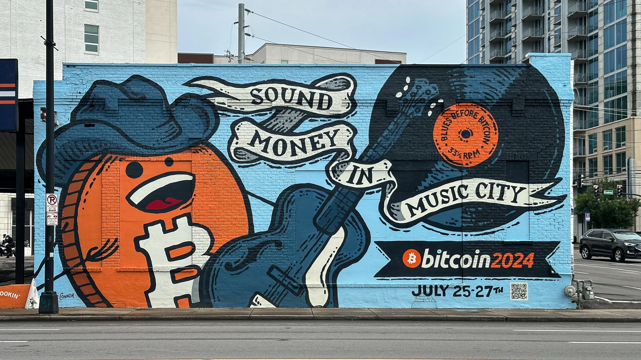 Bitcoin Sound Money Mural Nashville