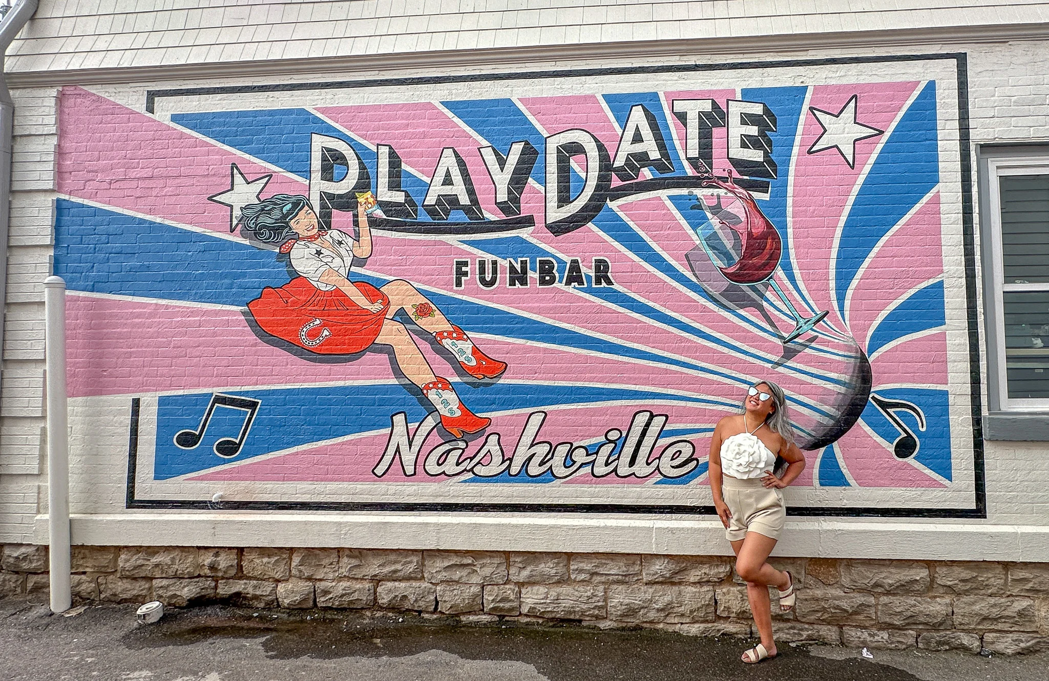 Playdate Funbar Mural Nashville Tennessee