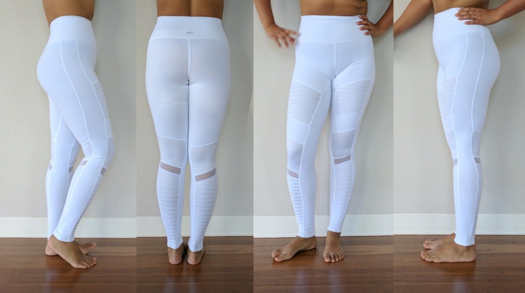 alo white leggings