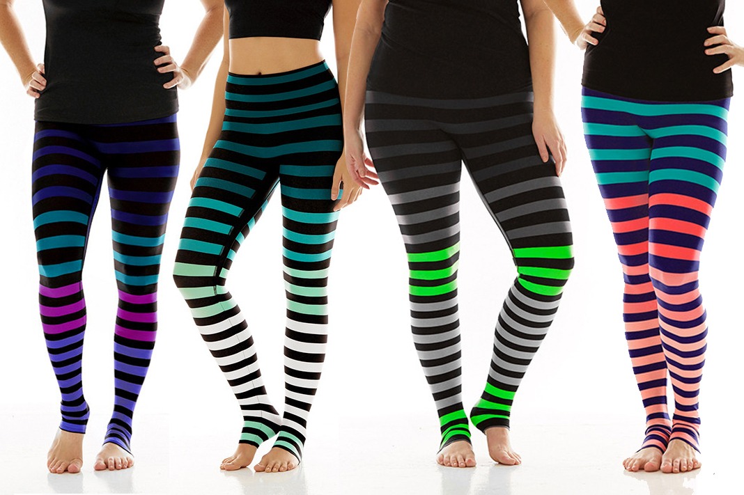 kdeer stripe yoga leggings review