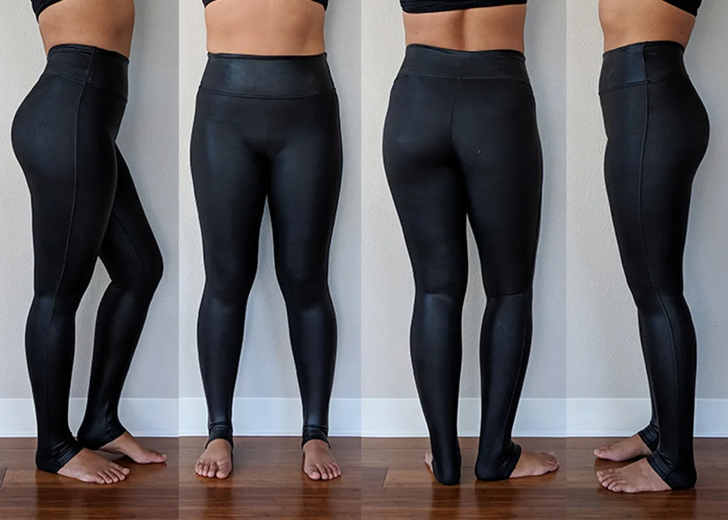 SPANX Faux Leather Leggings Review + 15% Coupon - Schimiggy