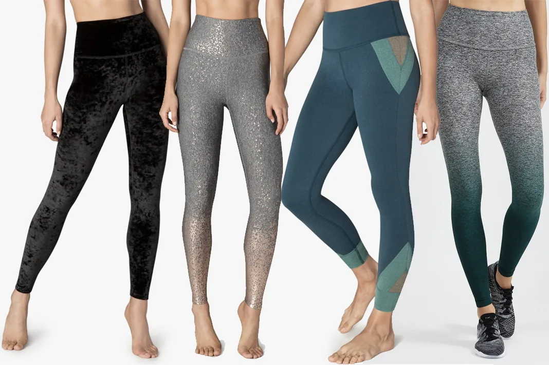 Beyond Yoga Space Dye Grey Mid Rise Leggings Small - $13 - From bria