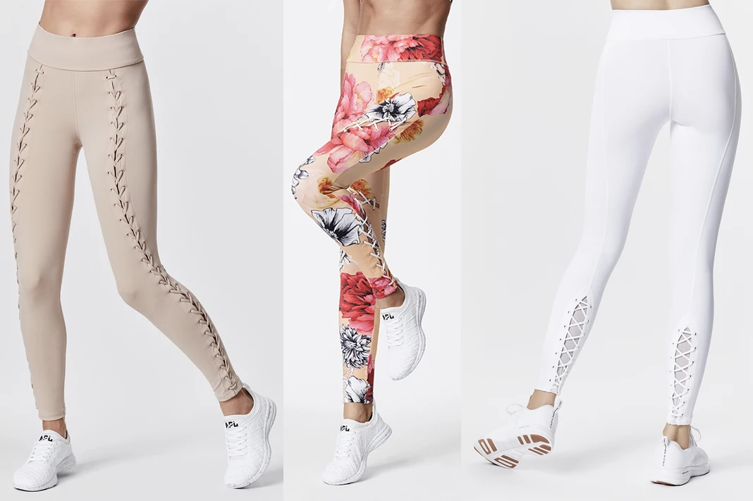 Carbon38 Review: Botanica Collection Lace Up Twisted Seam Legging