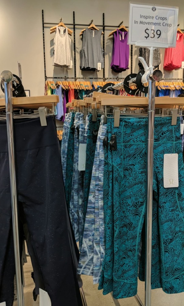 lululemon outlet prices