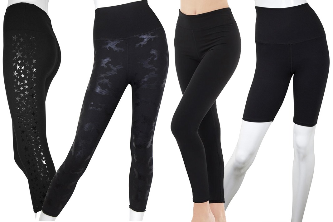 CurveWow 2 Pack Basic Leggings Black/Grey – Curvewow