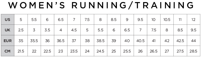 apl sizing compared to nike