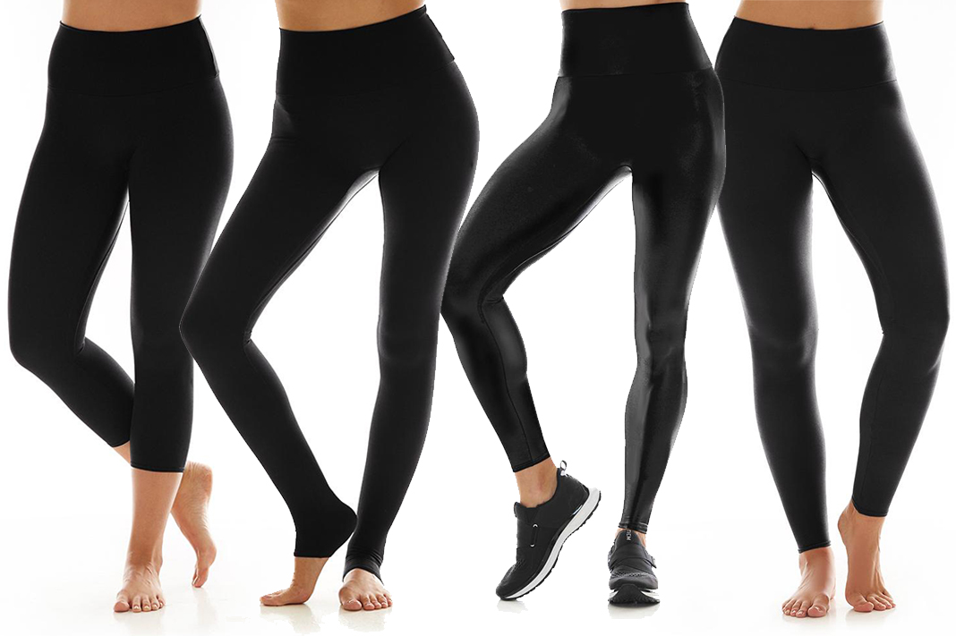 K-Deer Solid Black Leggingsはカプリ、ロング、スニーカー丈があります。