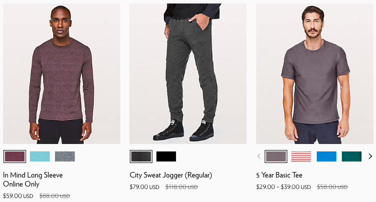 lululemon black friday mens