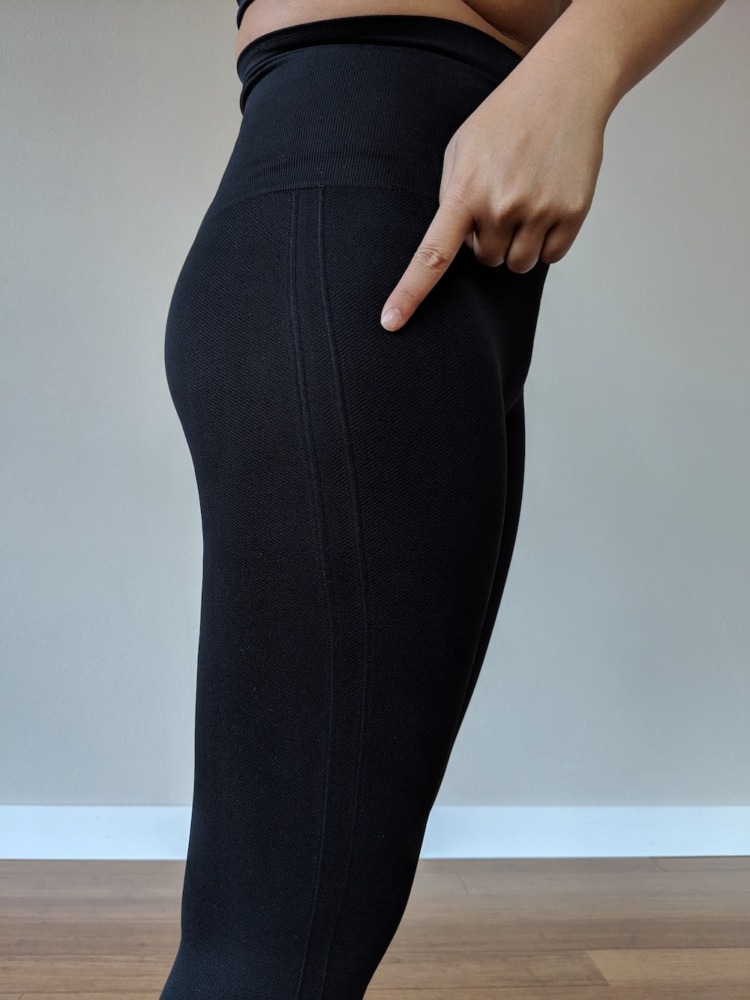 Spanx by Sara Blakely Leggings Women's Size M Seamless Shaping Black :  r/gym_apparel_for_women