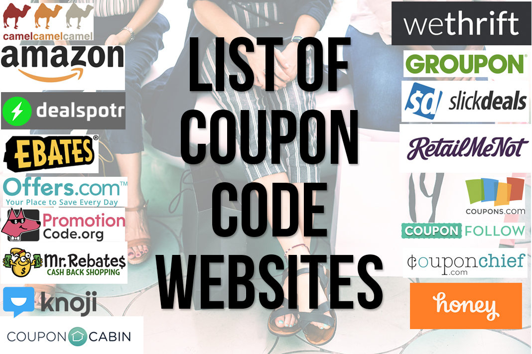 List of Coupon Code Websites – Find the Best Deals Before You Buy [Updated 2021]