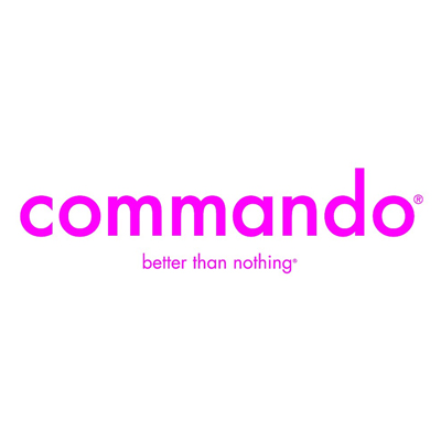 commando clothing logo pink square