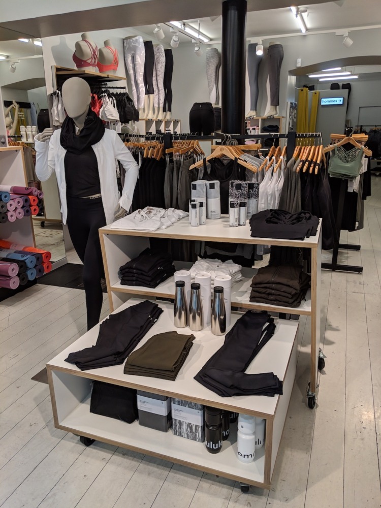 Lululemon sets up shop on the Champs Elysées