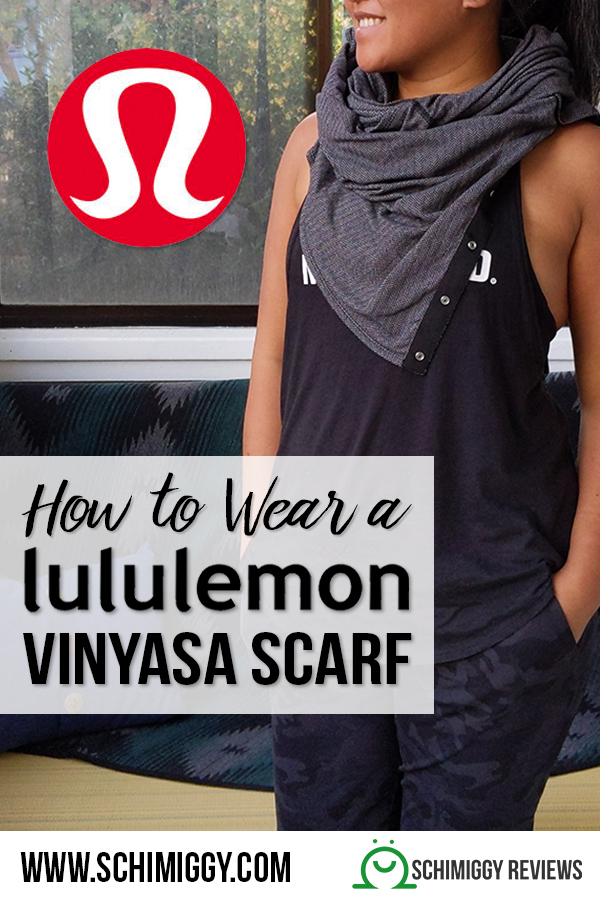 how to wear a lululemon scarf