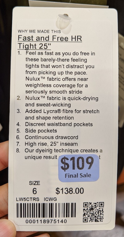 2006 is vintage for lululemon 😂 have you seen the rip tag? 