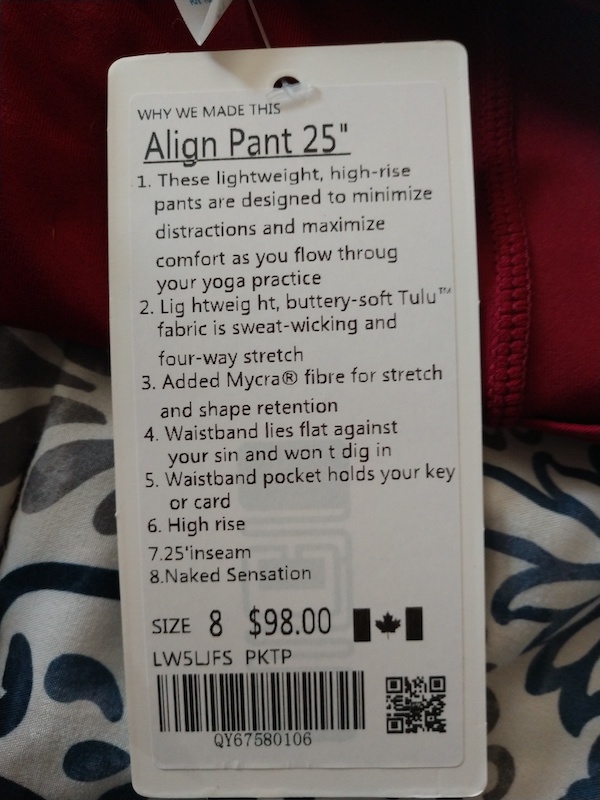 fake lululemon pants