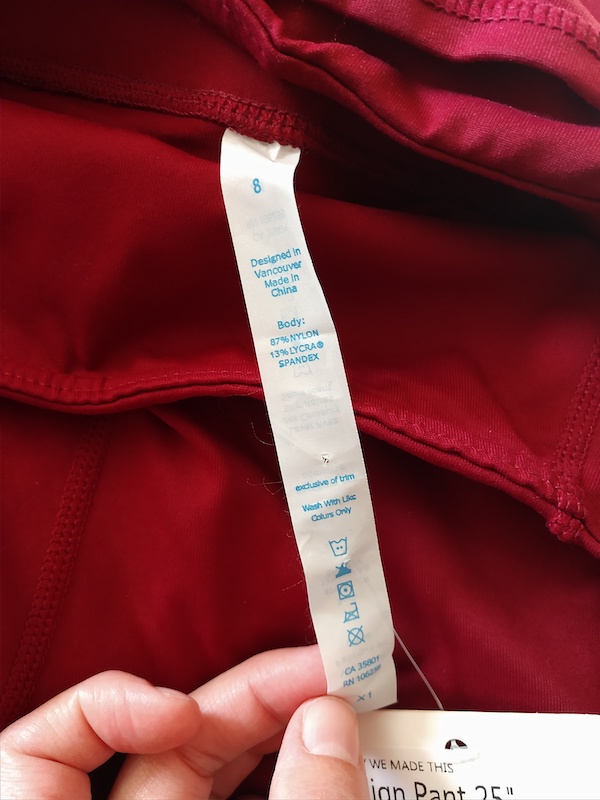 Ripped the tag off and put it on couldn't figure out why it was fitting so  loosely. Then I checked the inside of the tag…😒 : r/lululemon